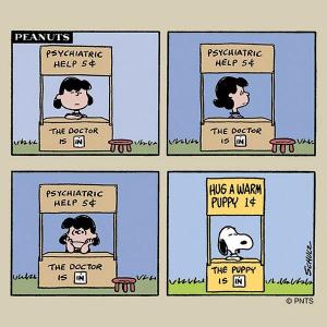 Puppy Hugs Snoopy
