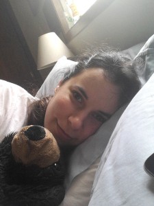 Sleeping alone is overrated. Always better with a bear.